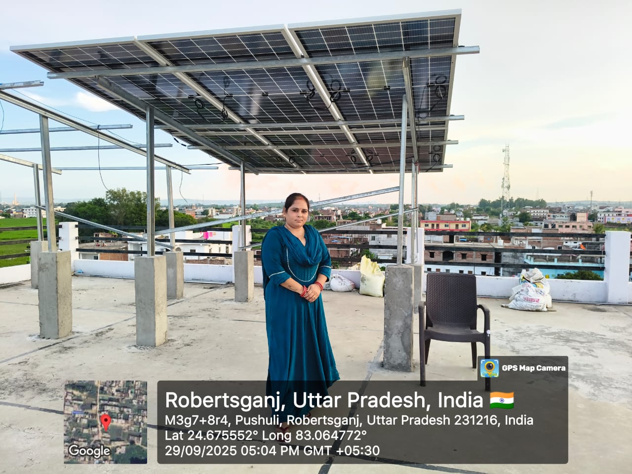 Hybrid Solar System Installation